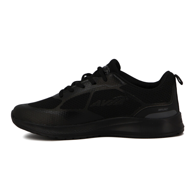 Avia Zapatillas Acordonadas Para Hombre Evan - Black Negro-Negro