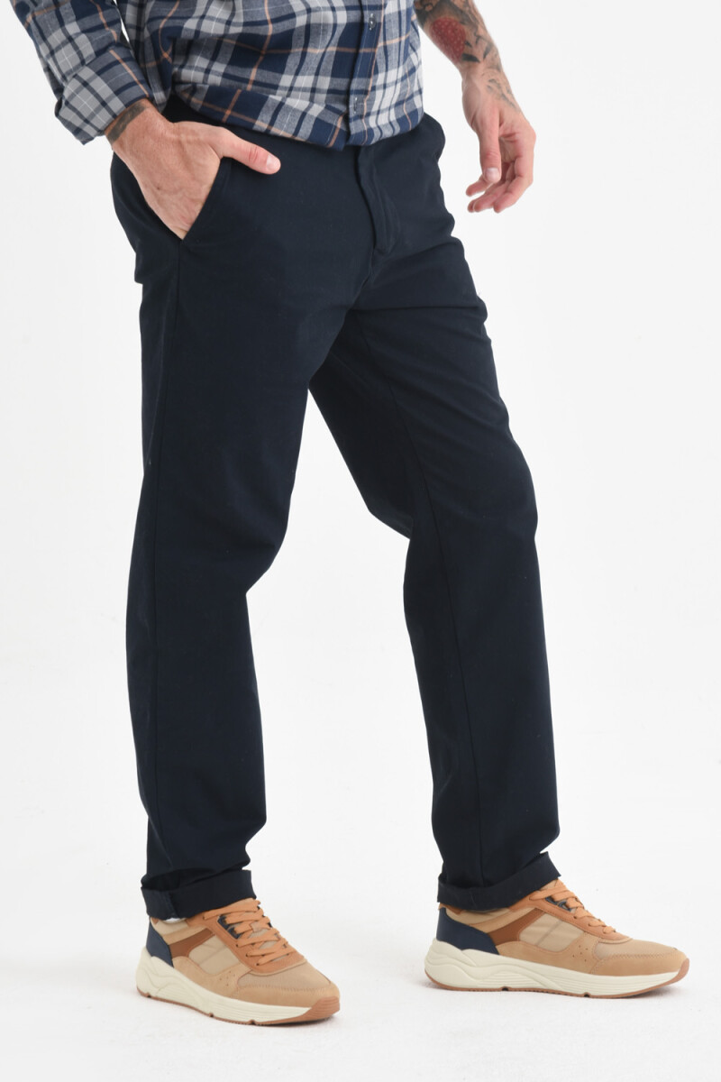 Pantalón chino Azul Marino