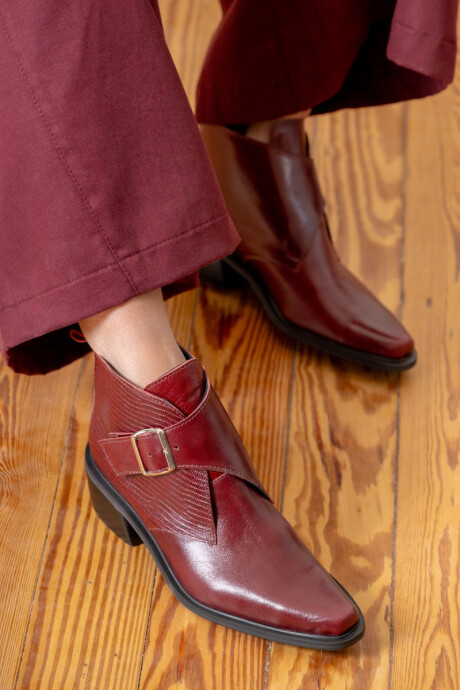 Botin nacha Bordeaux