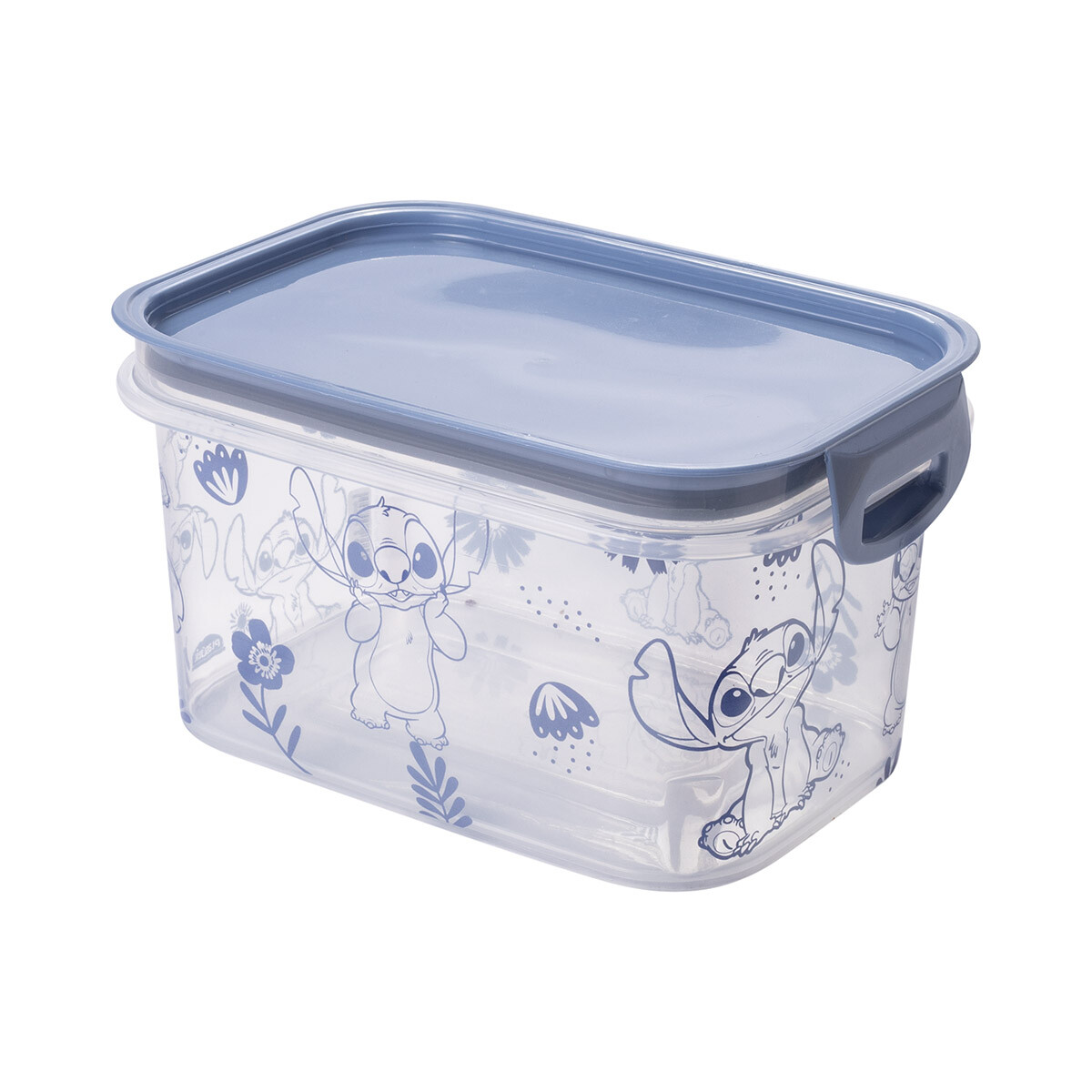 Pote Plástico Rectangular con Broche Stitch 1.2 L 