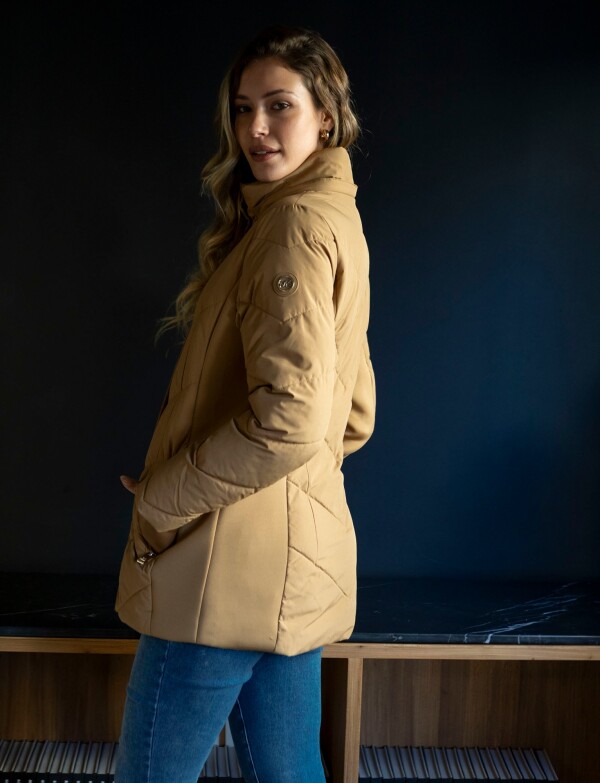 Campera Abrigo Faux Fur TOSTADO