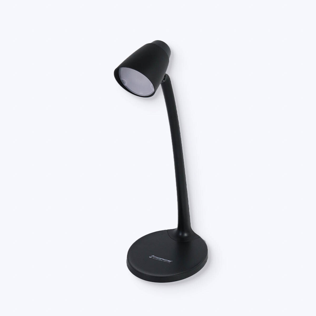 LAMPARA NEGRA C/LUZ LED P/MESA 