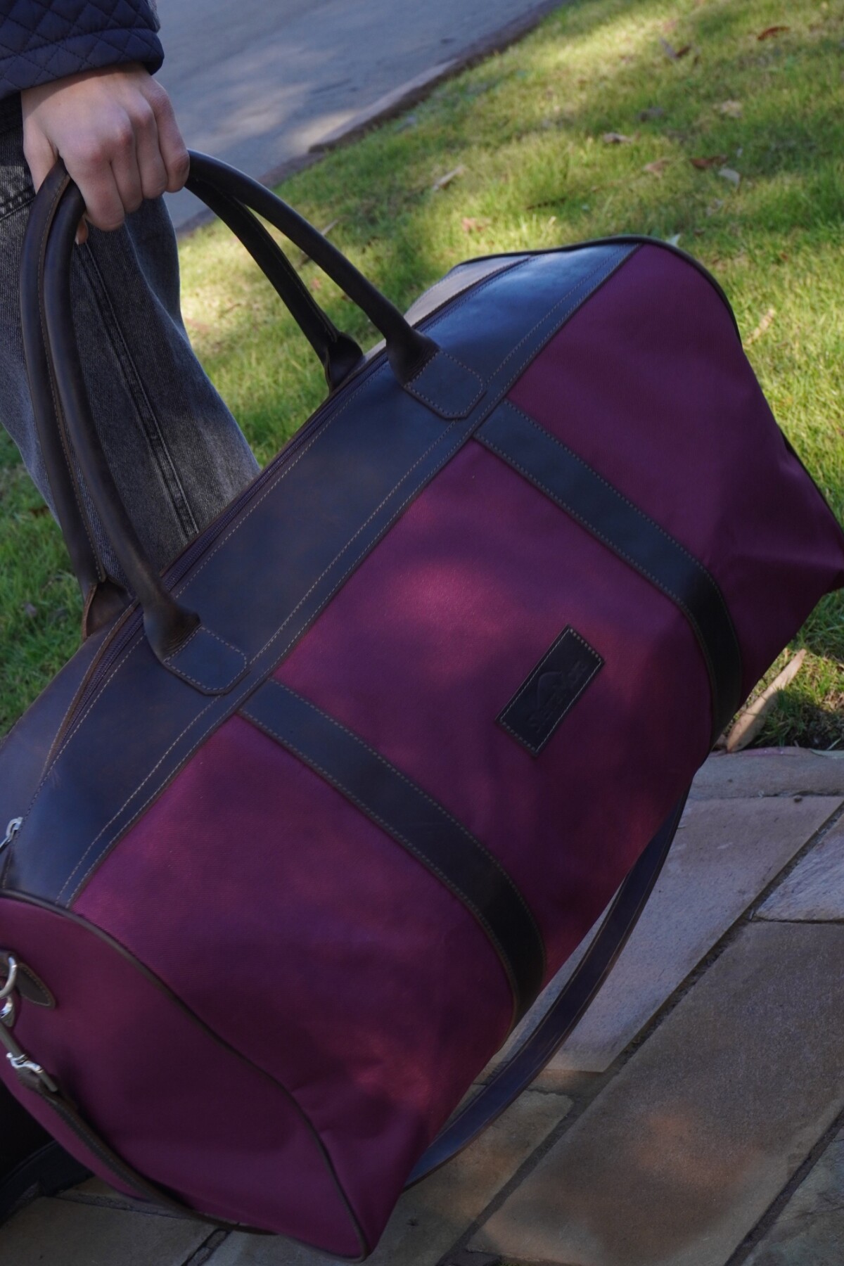 Bolso Sport XL Chocolate / Bordeaux