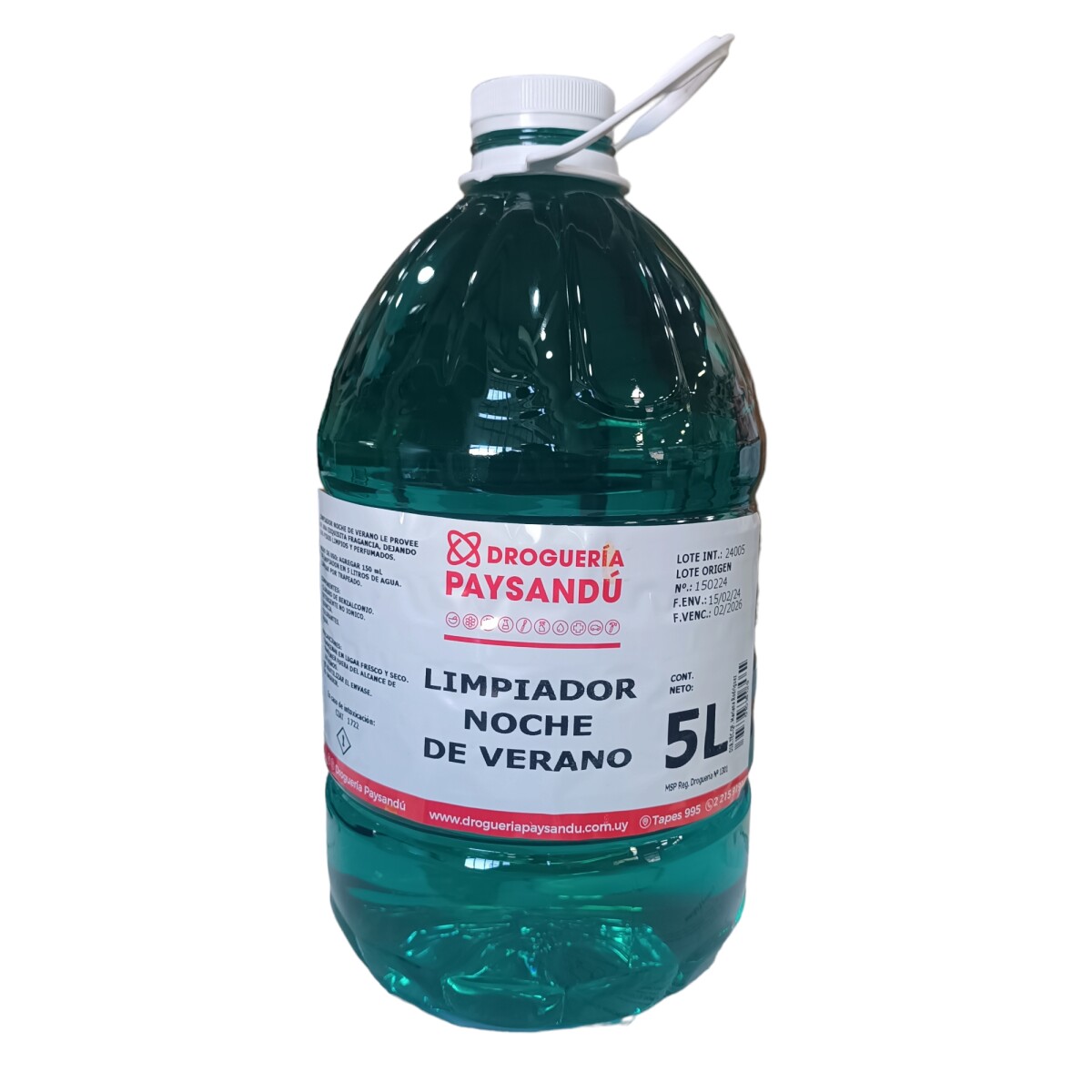 Limpiador noche de verano bactericida - desinfectante - 5 L 