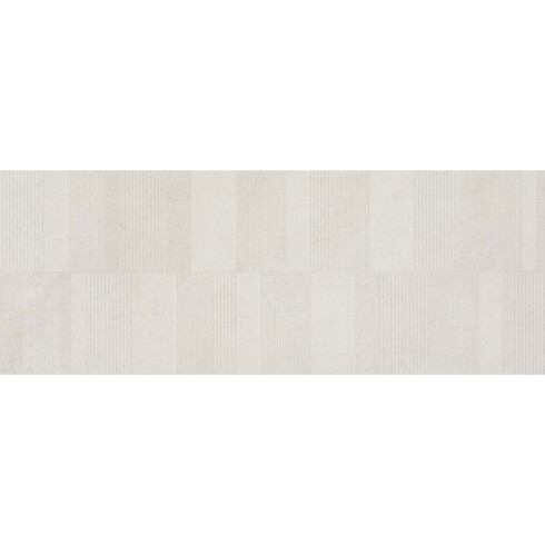 PORCELANATO REVESTIMIENTO 45X120 MATE BLANCO DECORADO LINEA GAMAS DE BLANCO