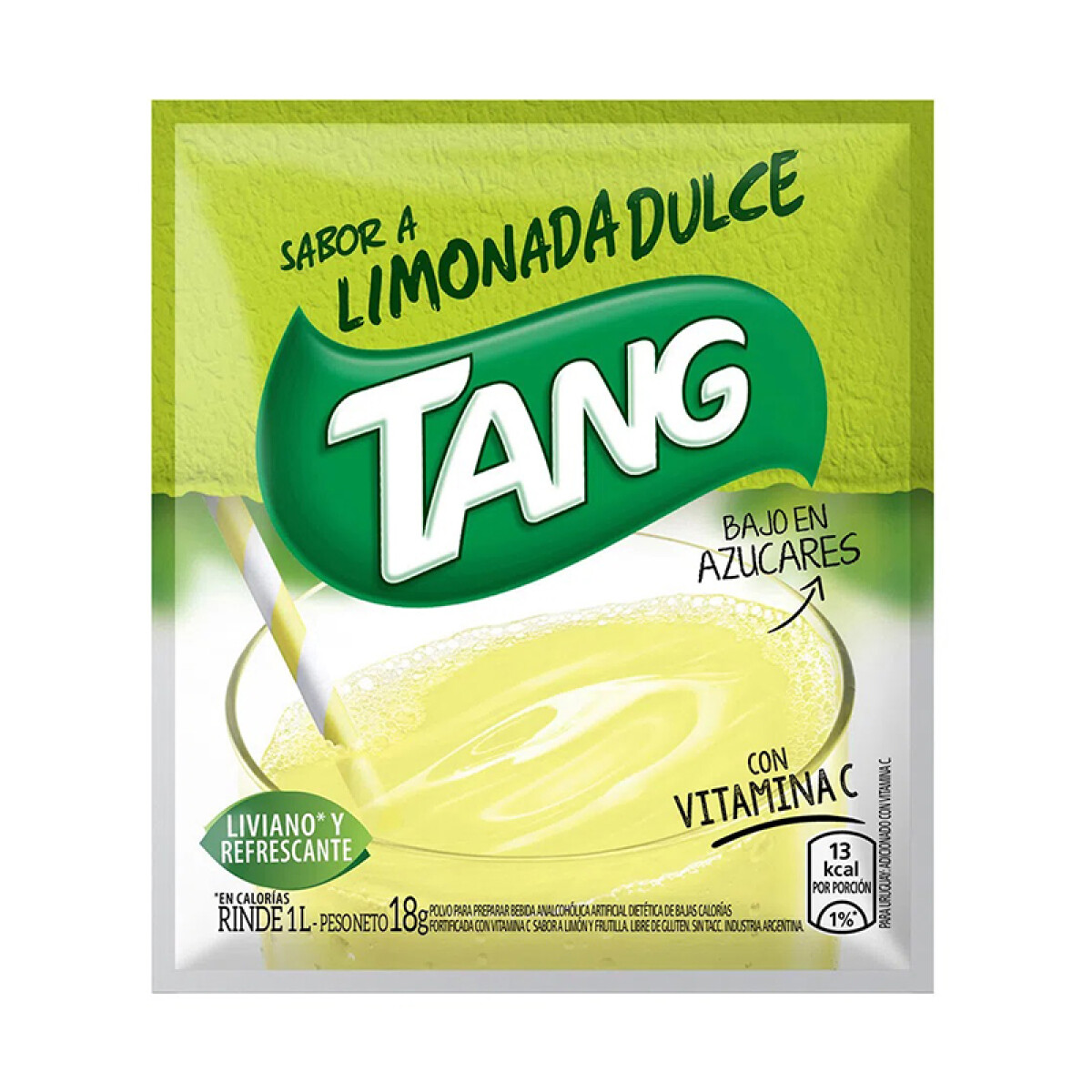Jugo TANG 18g Pack 20 Unidades - Limonada Dulce 