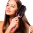 Cepillo Alisador Secador 360º Brushing Peine Anti Frizz Variante Color Rosa Negro