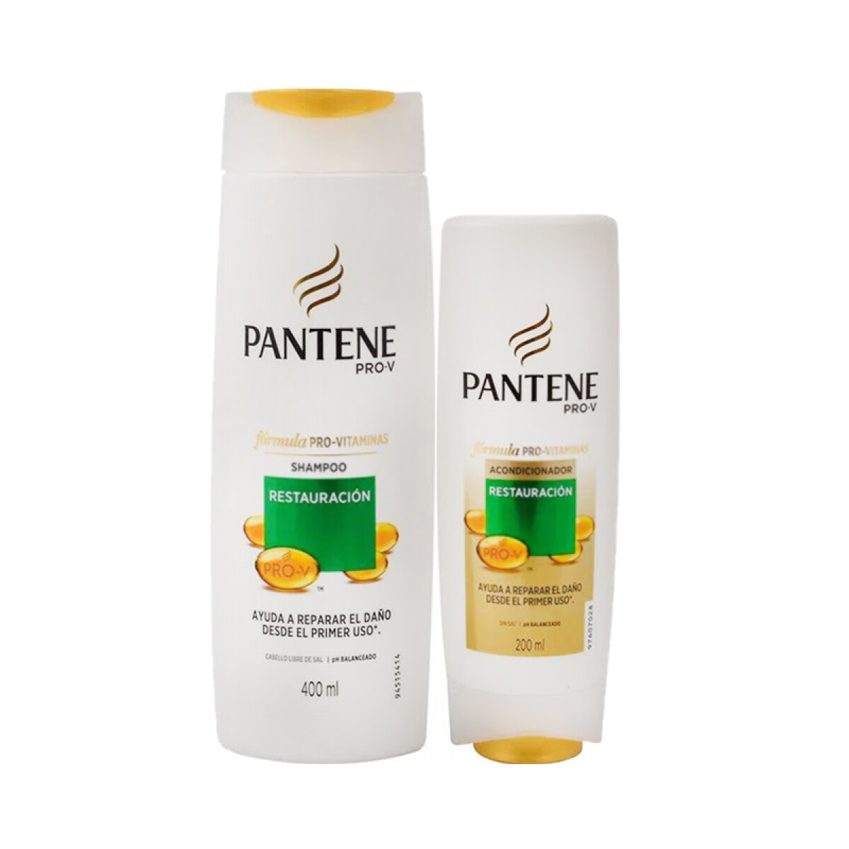 Pack Shampoo 400ml + Acondicionador 200ml PANTENE - Restauración 