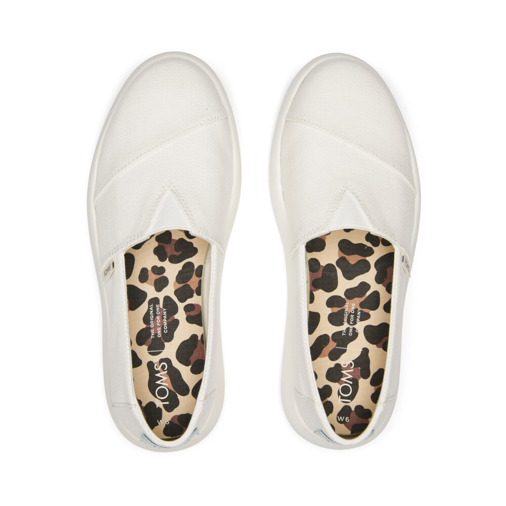 White Canvas Alpama Sneak - Mujer White