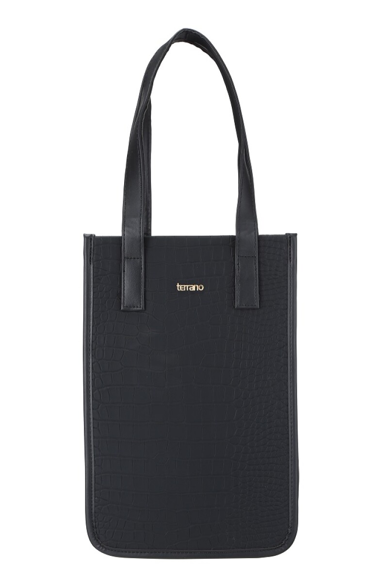 MATERAS BOLSITO TERRANO CROCO NEGRO