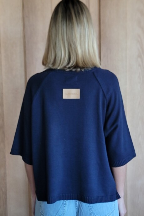 Buzo Kiwi Knitted Azul Marino