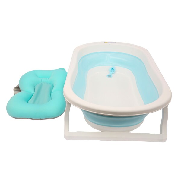 Bañito de Bebé Plegable Bañera Para Bebés con Baby Splash Color Azul Bañito de Bebé Plegable Bañera Para Bebés con Baby Splash Color Azul