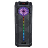 TORRE DE SONIDO CON DOBLE PARLANTE DE 8 1850W (PMPO) NEGRO TORRE DE SONIDO CON DOBLE PARLANTE DE 8 1850W (PMPO) NEGRO