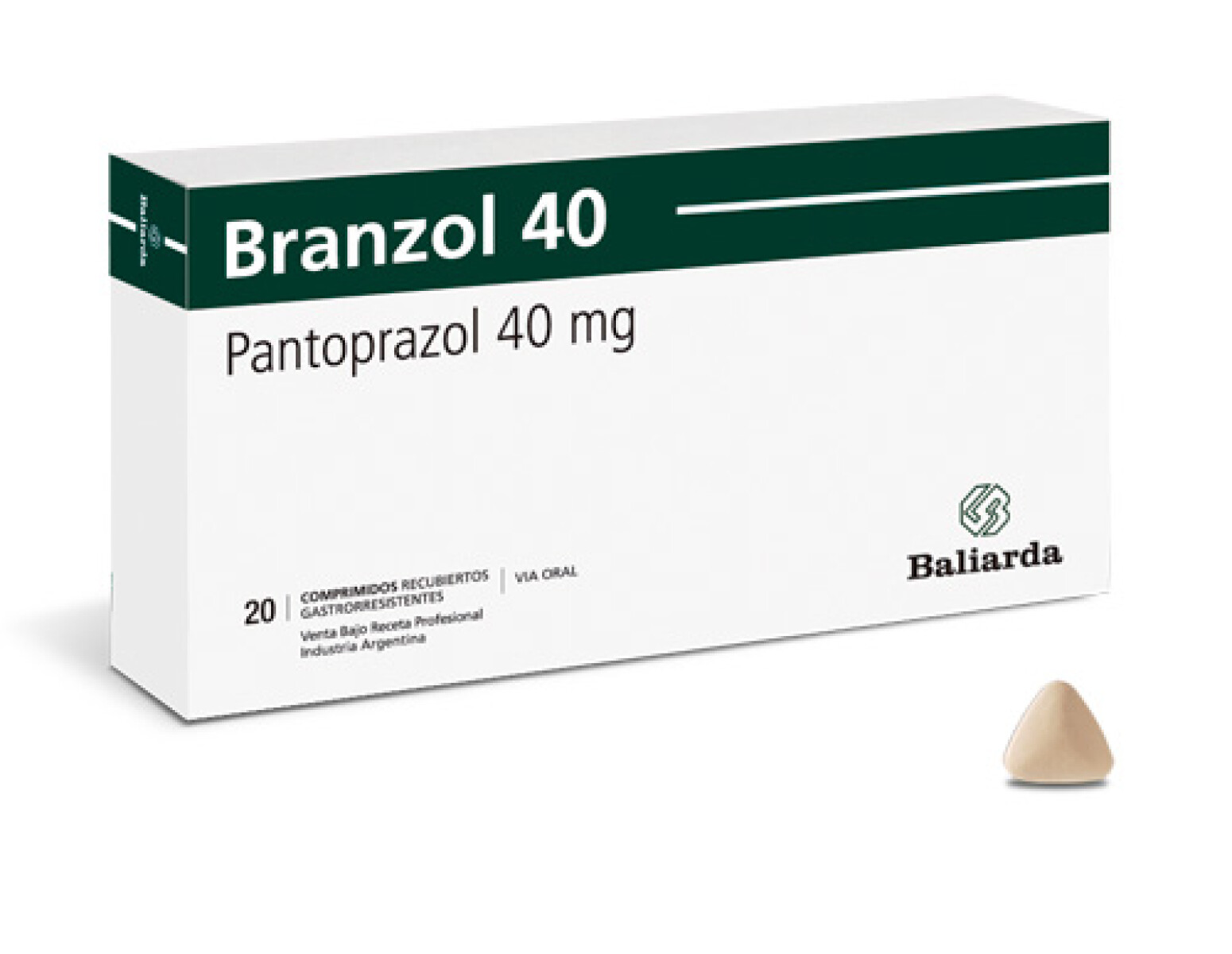 Branzol 40mg 20 Comprimidos 