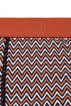 Bóxer Seda Fria Zigzag Tostado