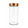 Frasco tapa color bronce 2 L 11x11x27 cm Frasco tapa color bronce 2 L 11x11x27 cm
