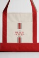 Totebag The Beach Club rojo