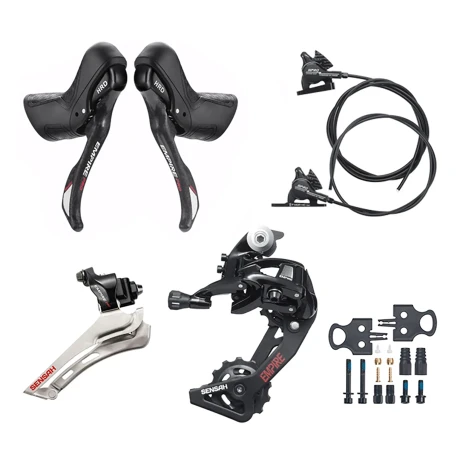 Palancas De Cambio + Frenos 2x11S Sensah Para Bicicleta De Carretera 001