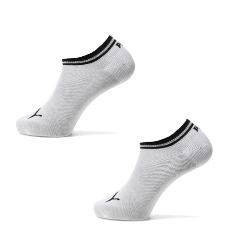 Medias Unisex Puma Herit.Sneaker 2 Pares Blanco - Negro