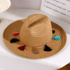 Sombrero De Paja - Borlas Sombrero De Paja - Borlas