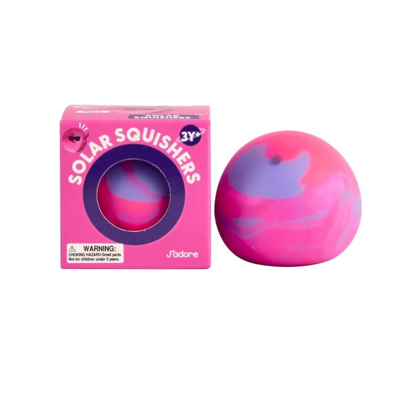 Squishy Pelota Solar Rosa