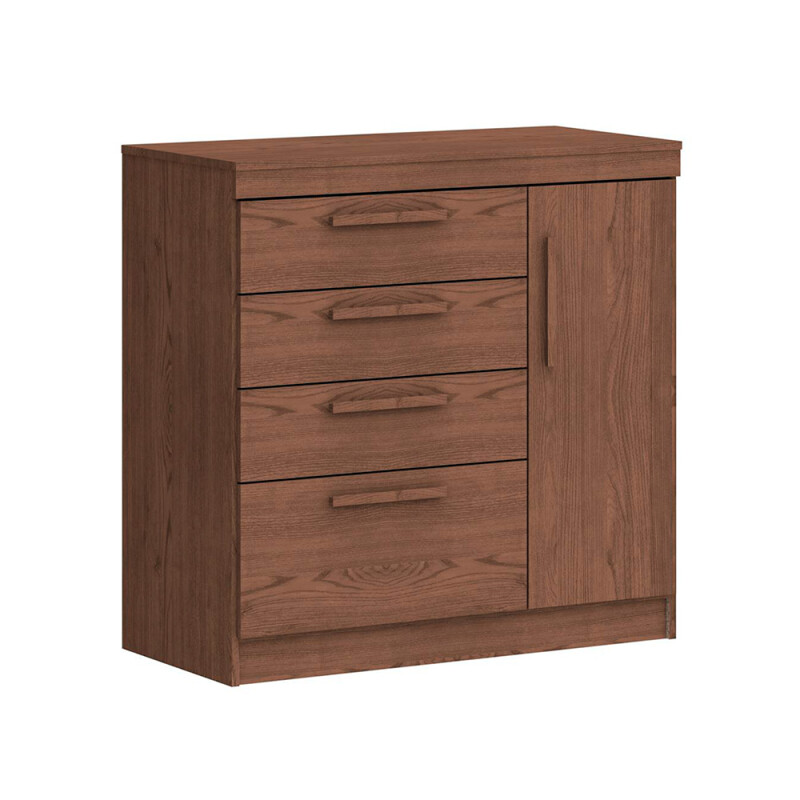Cómoda Lille 3 Cajones 1 Puerta 1 Zapatero Macadamia Cómoda Lille 3 Cajones 1 Puerta 1 Zapatero Macadamia
