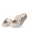 Sandalias de Mujer Miss Carol Erni Con Hebillas Blanco Perla