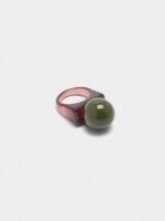 Anillo Con Esfera multicolor