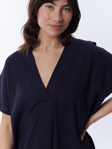 Vestido oversize Azul Marino