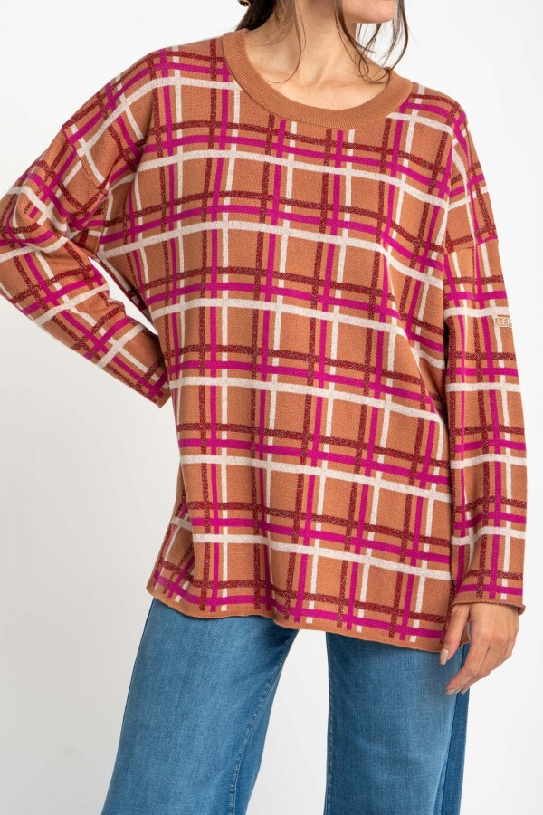 Sweater Intarsia Mocha
