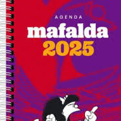 AGENDA MAFALDA 2025 ROJA VIOLETA ANILLADA AGENDA MAFALDA 2025 ROJA VIOLETA ANILLADA
