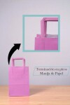 Bolsa lisa acuario 14x08x20 cm PASTEL PINK