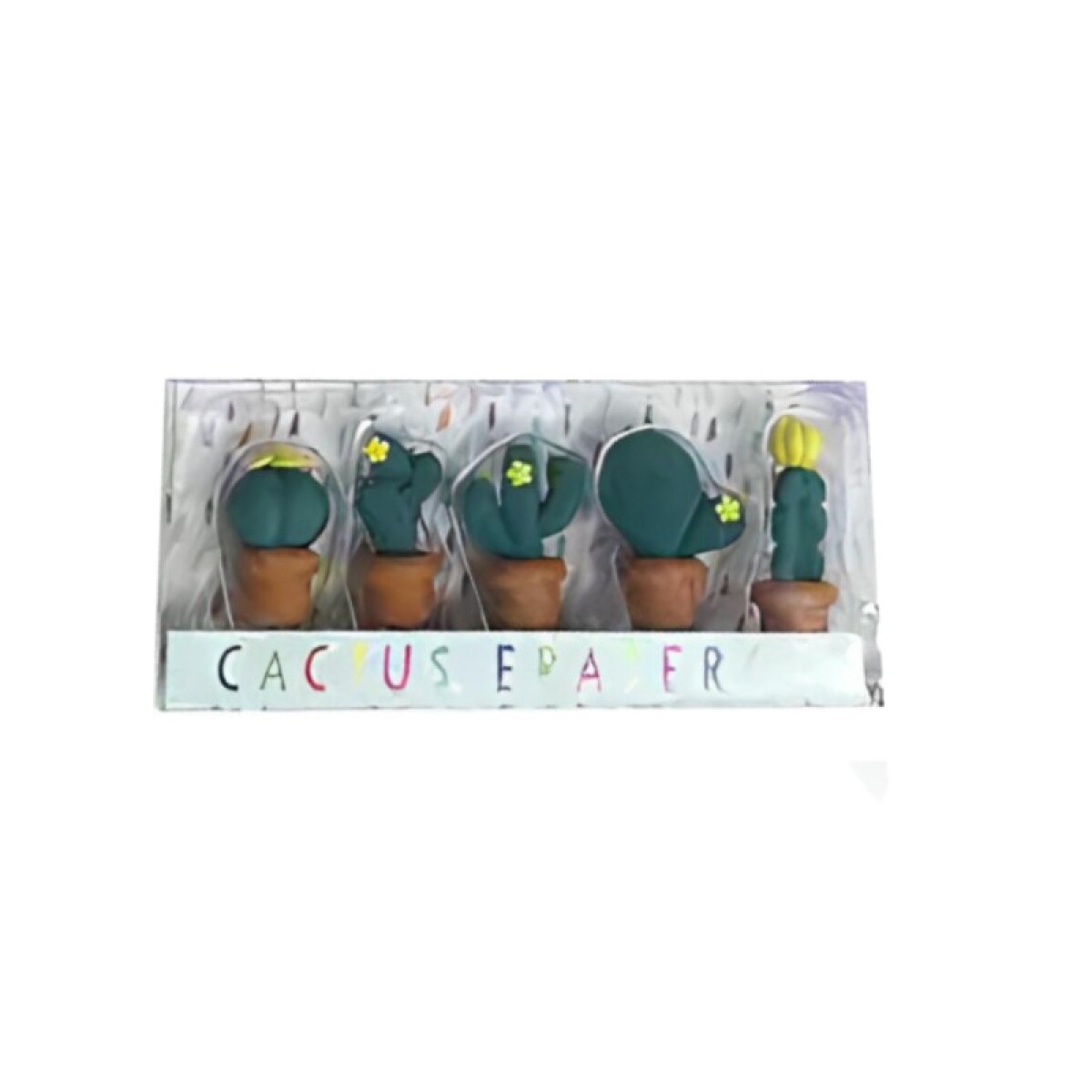 3X2 Gomitas de borrar forma cactus x 5 - 3x2 Gomitas De Borrar Forma Cactus X 5 