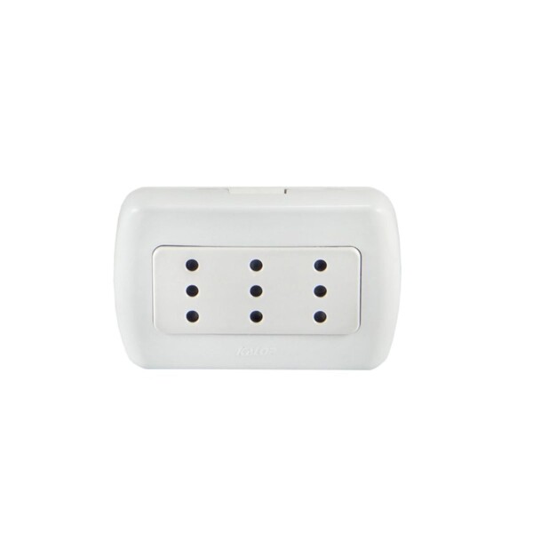 TOMA MODULAR TRIPLE EXTERIOR TEKNA Toma Modular Triple Exterior Tekna