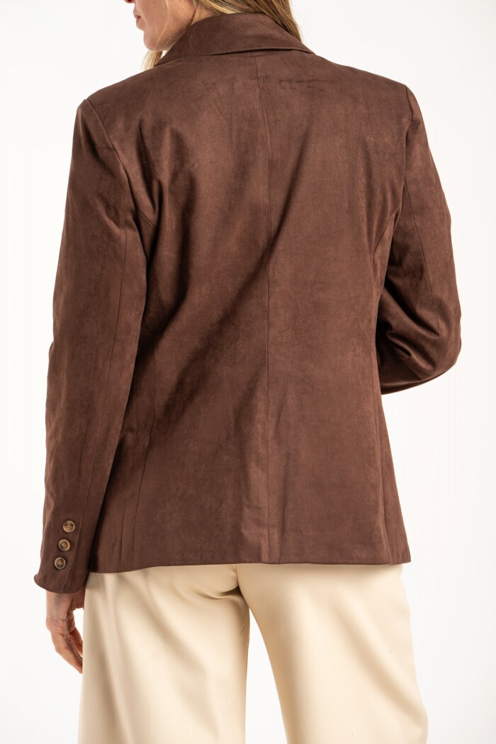 Blazer Gamuza Cafe