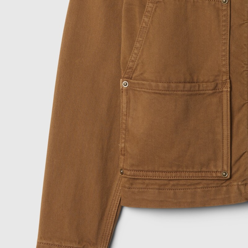 DENIM CARPENTER JACKET PALOMINO BROWN GLOBAL