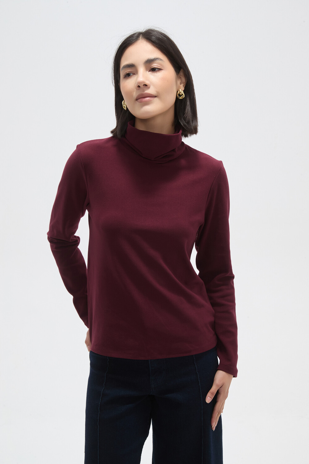 Polera Lullaby Cereza Oscuro