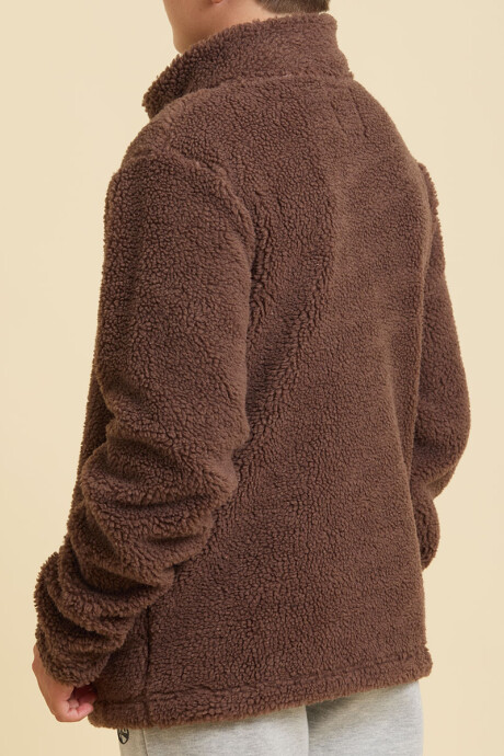 CAMPERA SAYER TEEN ( SHERPA ) RUSTY MarrÓn