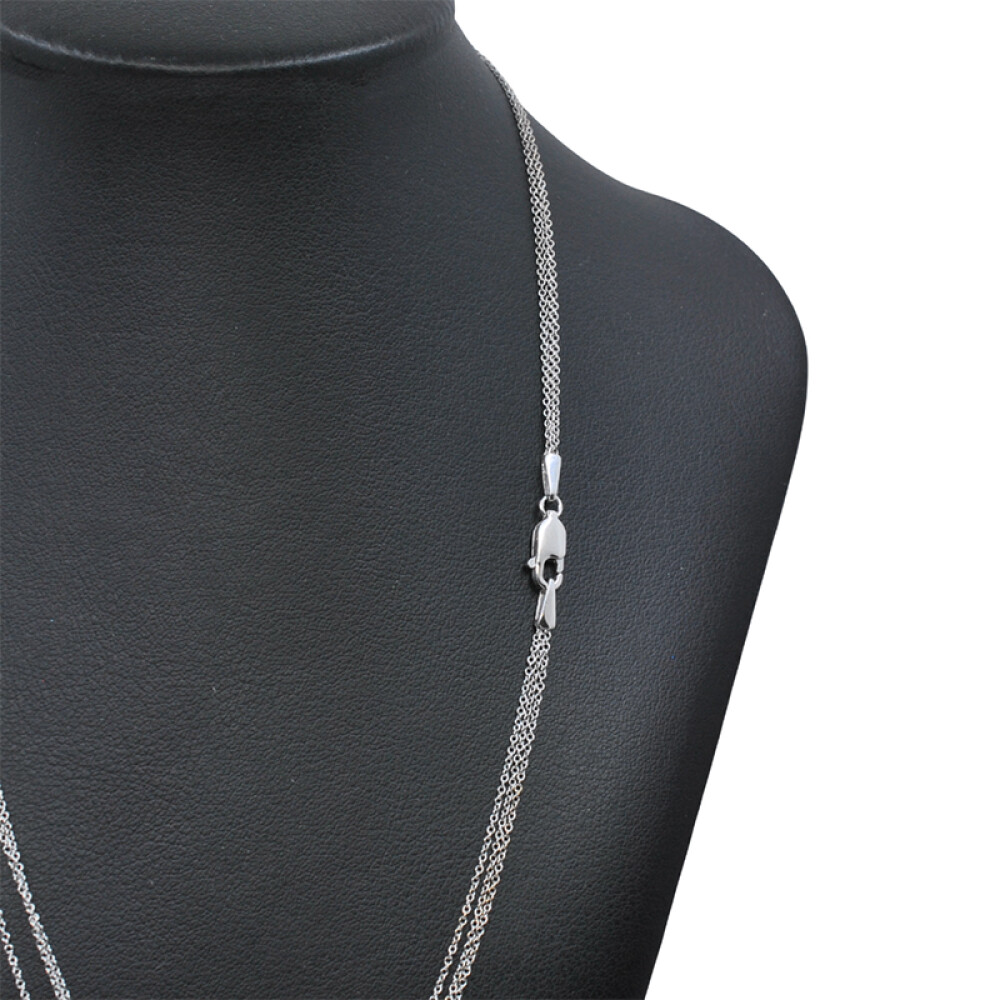 Cadena triple en oro blanco 18k Cadena triple en oro blanco 18k