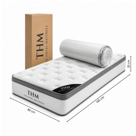 Colchon de resortes 1 Plaza HAMPTONS Rhodium Colchon de resortes 1 Plaza HAMPTONS Rhodium