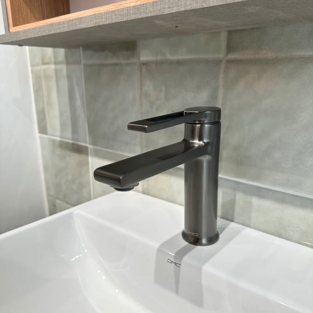 Grifería de lavatorio Monocomando de mesada Elar Grafito Grifería De Lavatorio Monocomando De Mesada Elar Grafito