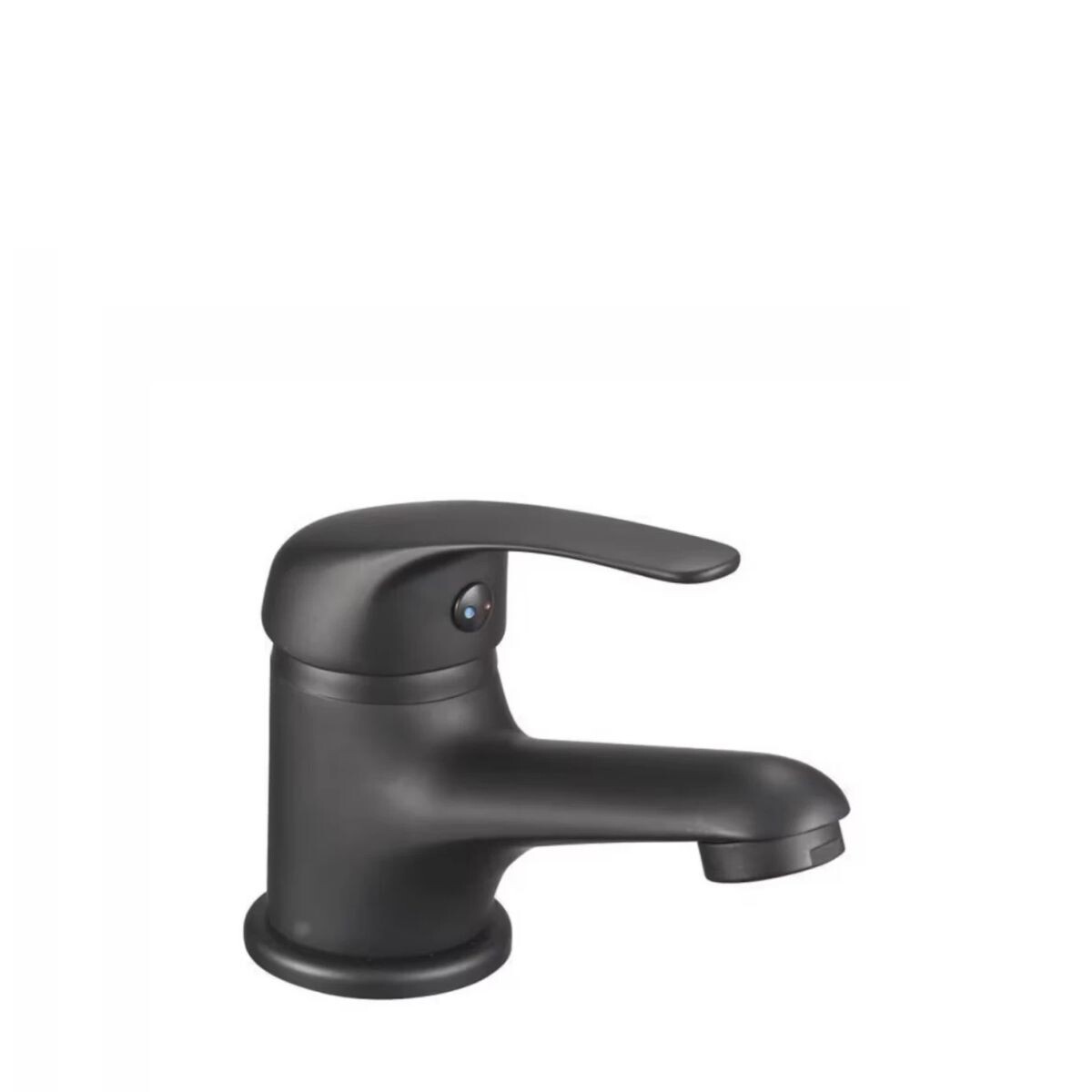 Grifería De Lavatorio Monocomando De Mesada Capri Negro Mate 