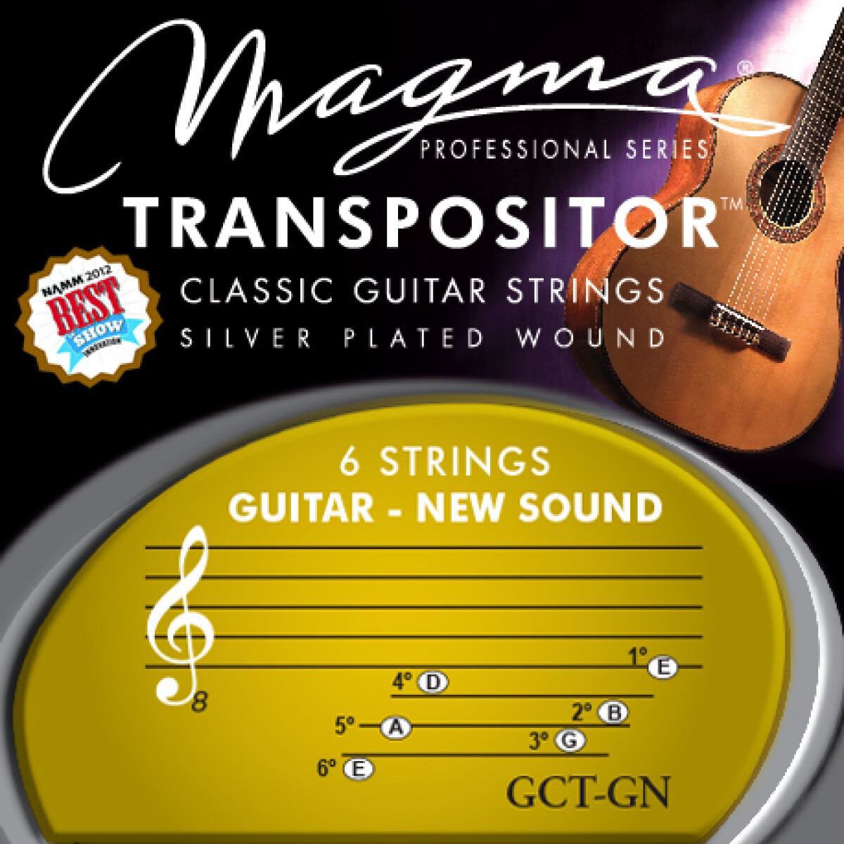 Encordado Clásica Transpositor Magma Guitar New Sound GCT-GN 
