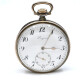 Reloj De Bolsillo En Plata Y Oro, 45,50 Mm, Escena De Caballo Y Jinete Reloj De Bolsillo En Plata Y Oro, 45,50 Mm, Escena De Caballo Y Jinete
