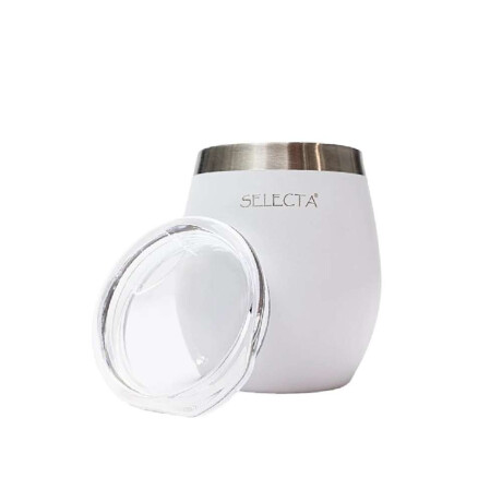 MATE 240ML DOBLE PARED BLANCO AQUA