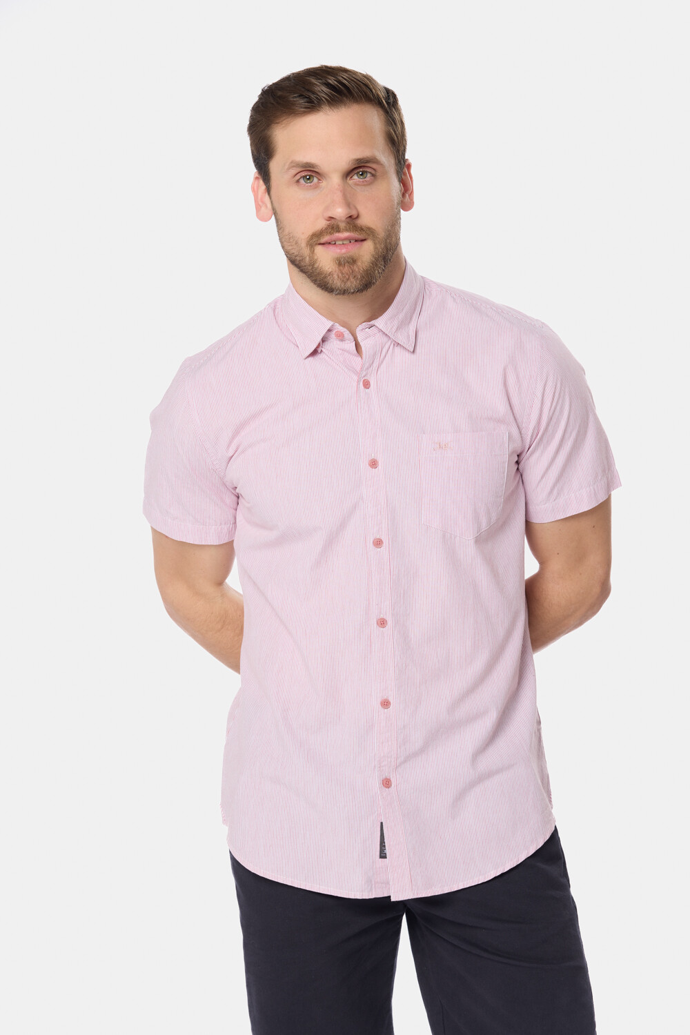 CAMISA RAYADA Rosa