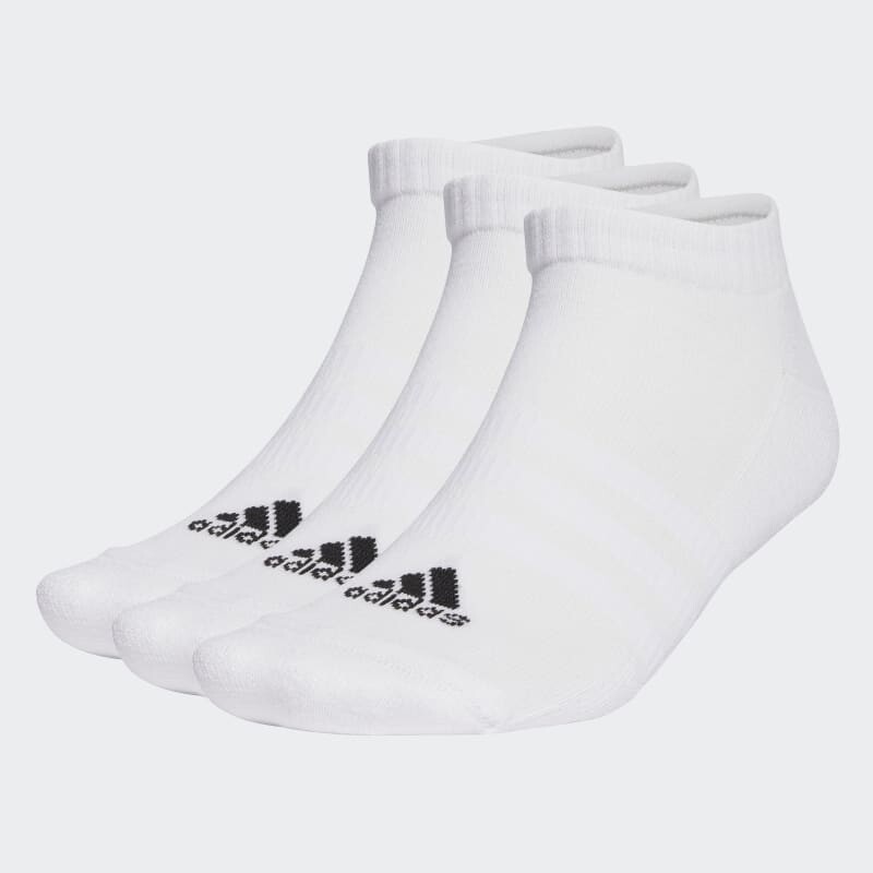 Medias Adidas Acolchadas al Tobillo Sportswear 6 Pares Blanco