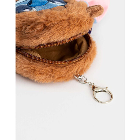 Llavero & Charm Mochilita ''stitch Capybara'' Marron Camel