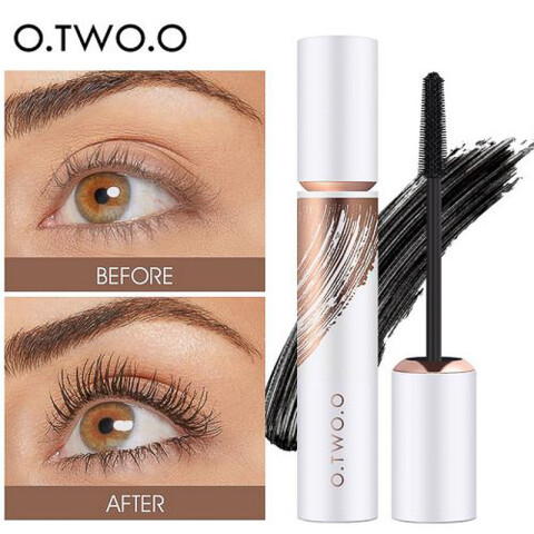 O.TWO.O Mascara de Pestañas Alargamiento Espesor Curl Black Unica