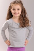 Remera Mangas Largas. Blanco